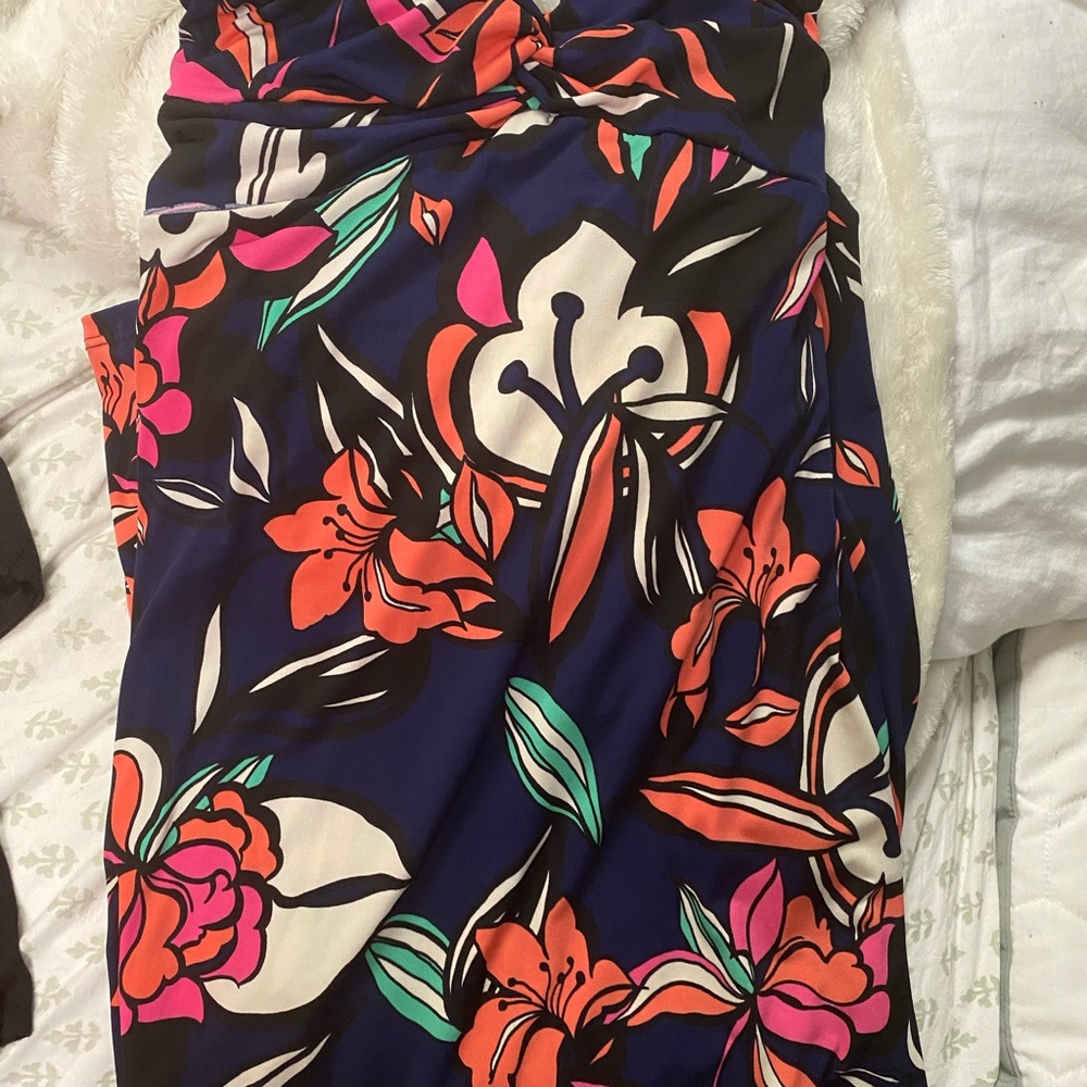 Strapless maxi dress